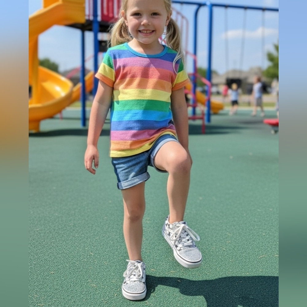 VANS Kids Checkered Silver Sneakers